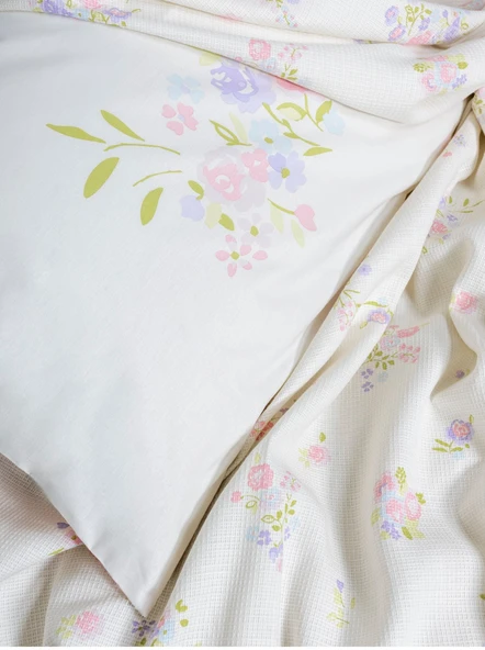 Cotton Box Estiva Tek Kişilik Pike Takımı Petal Pembe - 2