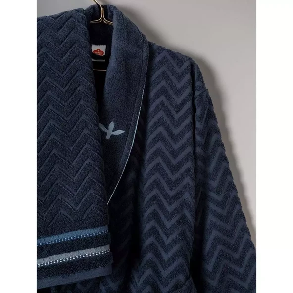 Cotton box Masculıne Carlos Aile Bornoz Seti Abel Kırmızı - lacivert - 3