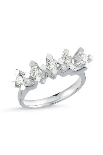 14 Ayar Altın 0.42 Ct Pırlanta Beştaş Kadın Yüzük - 3