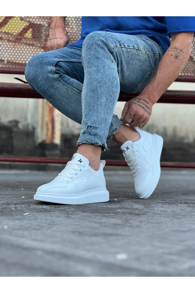 Beyaz Erkek Casual Ayakkabı - 3