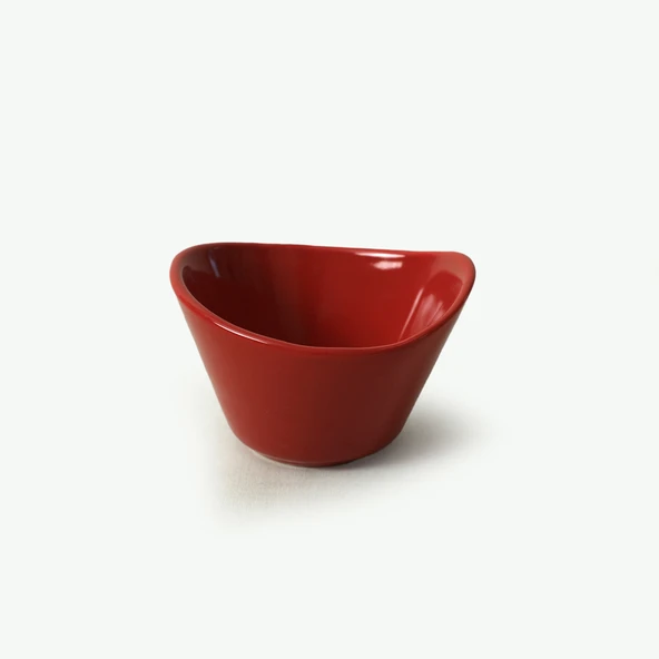 Keramika Tigela Kırmızı Çerezlik 11 Cm 6 Adet - 4