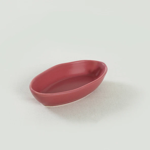 Keramika Mat Gül Kurusu Deniz Çerezlik/Sosluk 14 Cm 6 Adet - 5