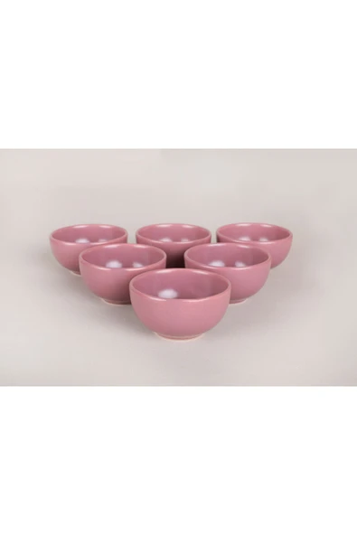 Keramika Bulut Violet Çerezlik/Sosluk 8 Cm 6 Adet - Resim 3