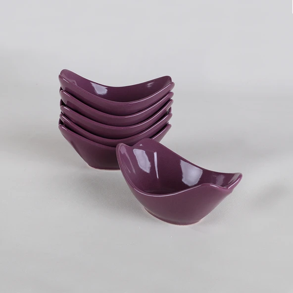 Keramika Mor Sera Çerezlik/Sosluk 16 Cm 6 Adet - 2