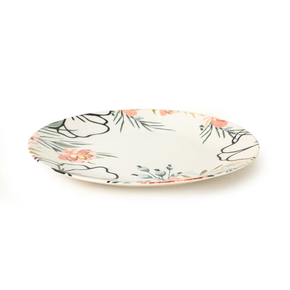Keramika Keraart Rossy Servis Tabağı 26 Cm 6 Adet - 19185 - 6