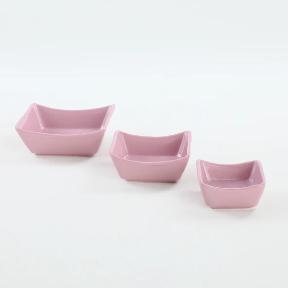 Keramika Violet Sandal Çerezlik/Sosluk 8/10/12 Cm 6 Adet - 2