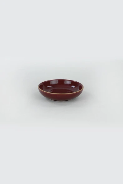 Keramika Mürdüm Halka Çerezlik/Sosluk 13 Cm 6 Adet - 3