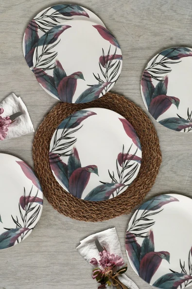 Keramika Keraart Vio Servis Tabağı 26 Cm 6 Adet - 19179 - Resim 2