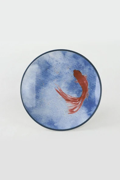 Keramika Keraart Koi Pasta Tabağı 20 Cm 6 Adet - 20221 - Resim 3