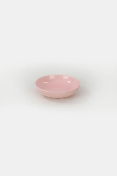 Keramika Açık Pembe Halka Çerezlik/Sosluk 13 Cm 6 Adet - 3
