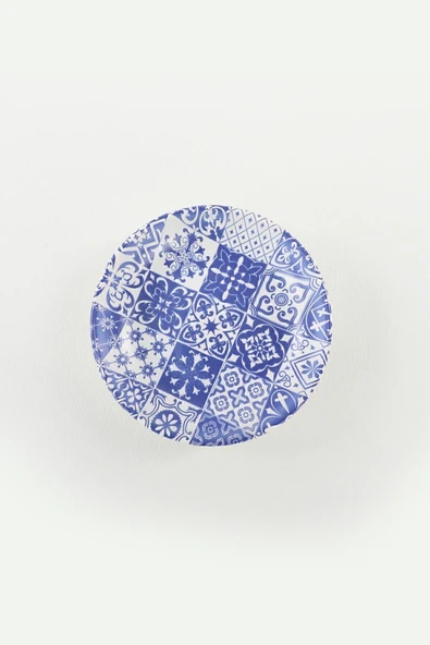 Keramika Keraart Blue Halka Çerezlik/Sosluk 13 Cm 6 Adet - 17926 - Resim 5