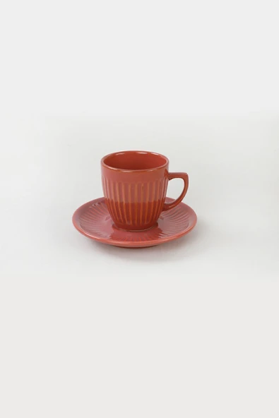 Keramika Mercan Line Kahve Fincan Takımı 12 Parça 6 Kişilik - 4