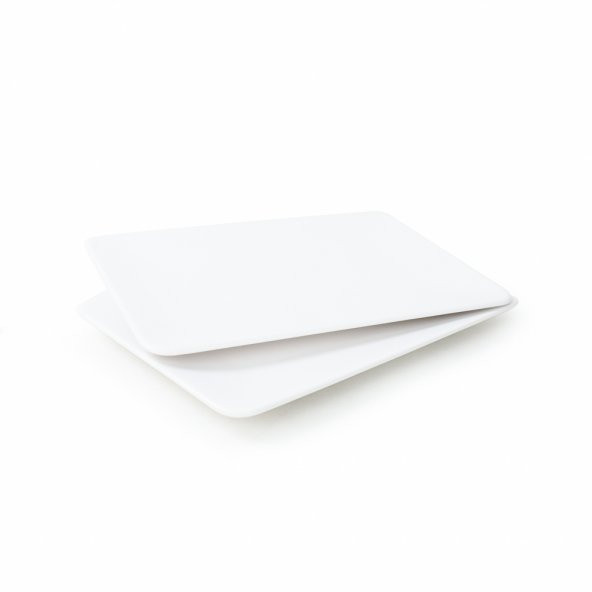 Keramika Mat Beyaz Siera Kayık Tabak 31 Cm 2 Adet - 3