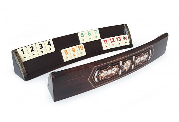 Helena Wood Art Sedef Kakmalı Oval Okey Takımı 4510 - 6