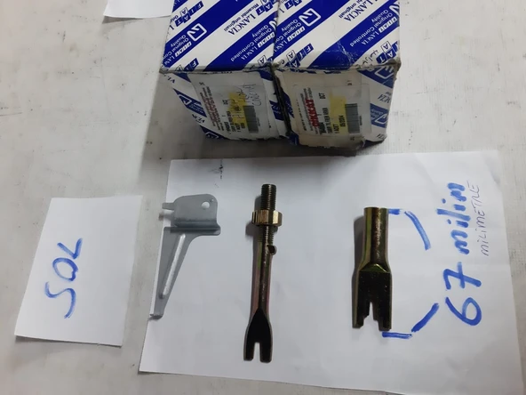Fiat Ducato Peugeot Boxser Cıtroen Jumper KAMPANALI TİP Arka Fren Balata Cırcır Levye Takımı Arka sağ ve sol iki teker için orjinal parça orjinal marka - 7