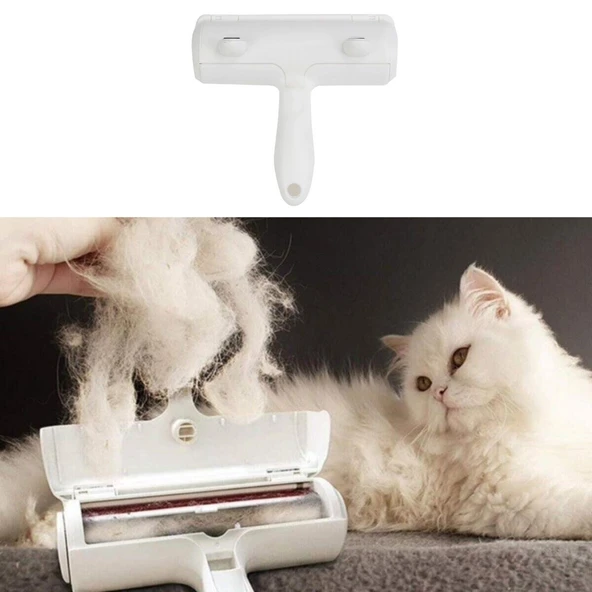 Hazneli Kedi Köpek Tüy Toplama Aleti - 2