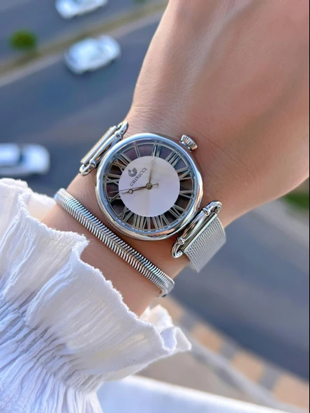 By Revello Grinicci Elite Tasarım 2 Yıl Garantili 5 Atm Suya Dayanıklı Kadın Kol Saati GRC.1N03 - Resim 2