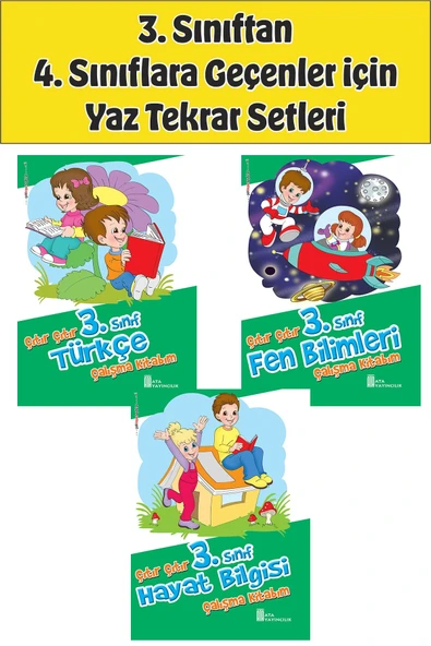 3.Sınıftan 4.Sınıfa Geçenler İçin Yaz Tekrar Setleri 2 ürün görseli 1