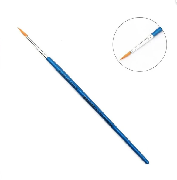 2'li Kalın (Düz) Ve İnce Uçlu Fırça - Resim 3