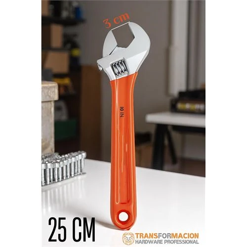 3 cm Ağız Kurbağacık - İngiliz Anahtarı 10 İnç 25 cm
