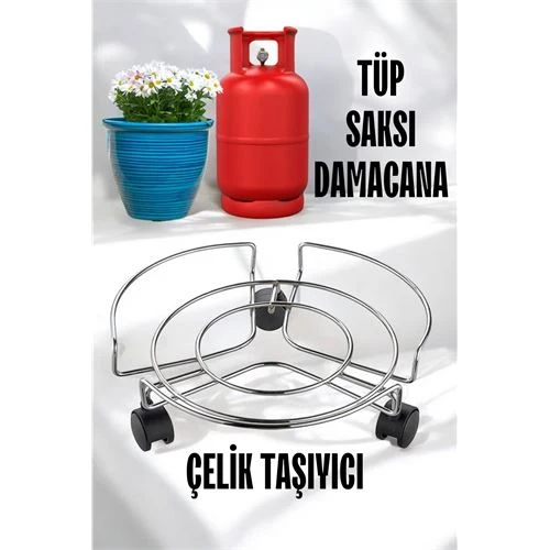Saksı Tüp Damacana Altlığı Tekerlekli Taşıyıcı ürün görseli