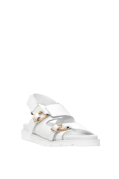 VENÜS 25440013Y GOLD KEMER DETAYLI DERİ KADIN SANDALET - Resim 7