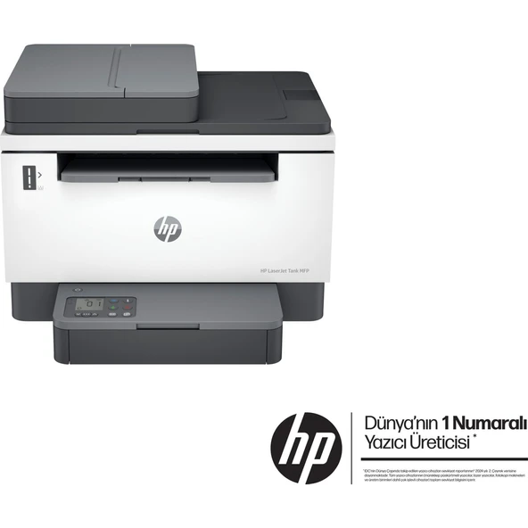 LaserJet Tank MFP 2602sdw Yazıcı, USB, Ethernet, Wifi, PDF'ye tarama, Çift Taraflı Tarama, E-Posta Tarama, Scan, Siyah Beyaz, 2R7F5A - 2