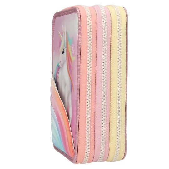 Ylvi Üçlü Kalem Kutusu Renkli Bulut - Resim 3