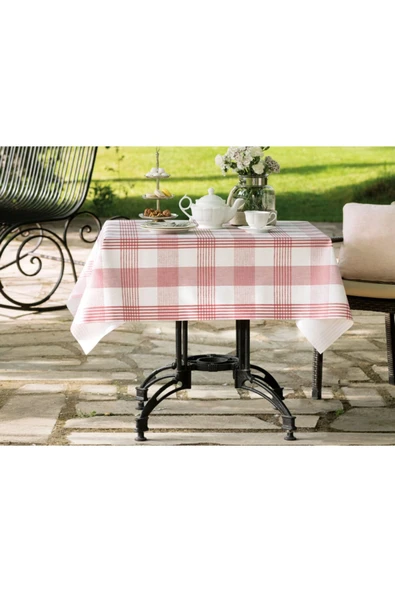 Majori Silinebilir Masa Örtüsü - Kırmızı 100x140 Cm ürün görseli 1