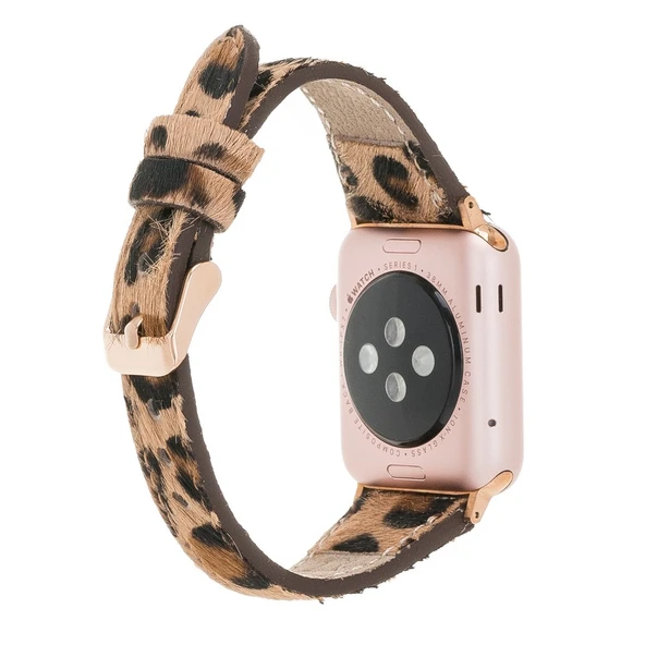 Apple Watch Uyumlu Deri Kordon 38-40-41mm Slim LE01N - 2