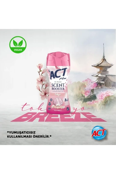 Act Çamaşır Parfümü Tokyo 210 gr x 4 Adet - 4