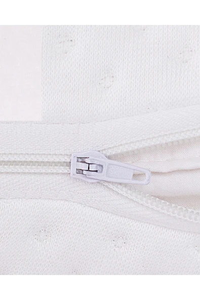 Elicia Sıvı Geçirmez Yastık Alezi - Beyaz - Resim 3