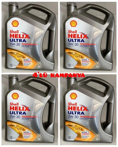 Shell Helix Ultra Professional AR-L 5W-30 5 Lt 4'Lü Kampanya 23&24 Ürt