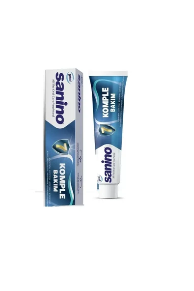 Sanino Komple Bakım Sanino Diş Macunu 1 Adet 75 Ml - Günlük Koruma YENİLENMİŞ FORMÜL