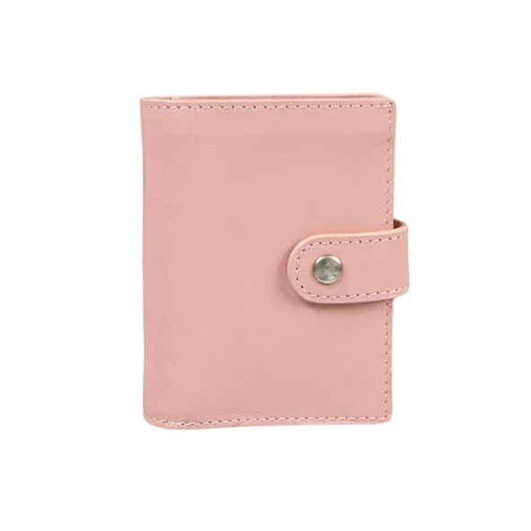 Palertag Deri Cüzdan, Apple AirTag Uyumlu Pembe - 2