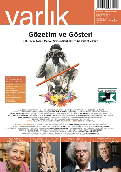 Varlık Dergisi 1414.Sayı Temmuz 2025 ürün görseli