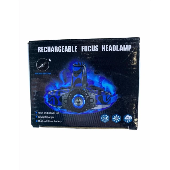 Kafa Feneri Şarjlı 200 Metre Menzilli - 3