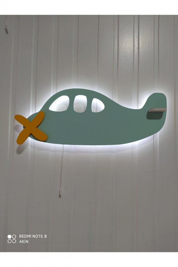 Uçak Modelli Bebek Odası Aydınlatması