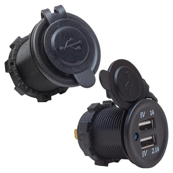 Powermaster Şase Tipi Oto Usb Şarj 5V 2.1A 5V 1A - 3