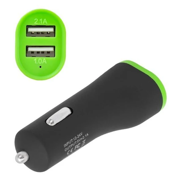 Powermaster PM-2405 Çift USB'li 2.1A Araç Çakmaklık Şarj Aleti - 2