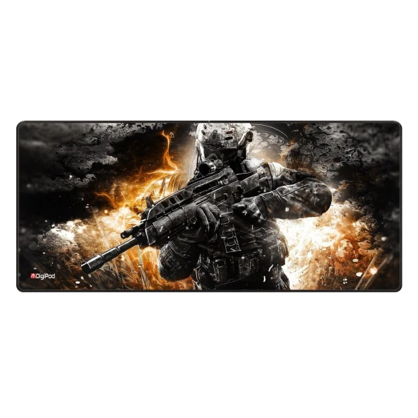 Digipod Gaming Mousepad Oyuncu Mousepad 90X40 XXL Büyük Oyuncu Mousepad Kaymaz Taban 4mm - 2