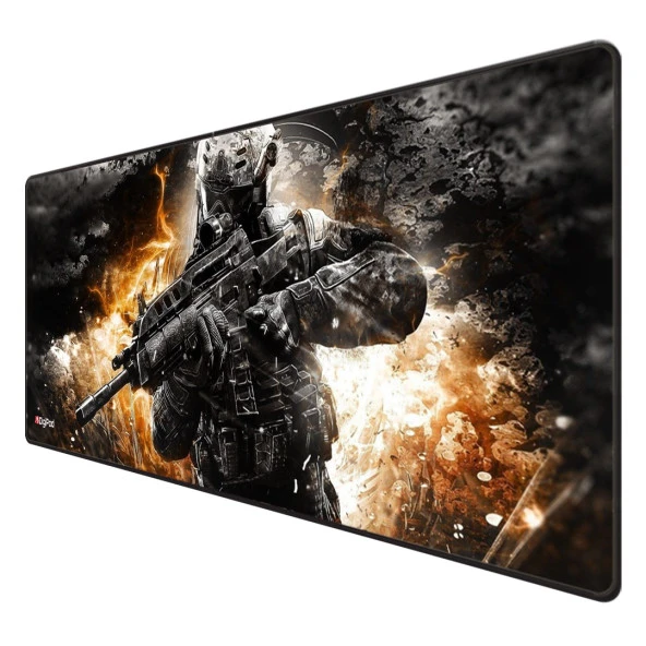 Digipod Gaming Mousepad Oyuncu Mousepad 90X40 XXL Büyük Oyuncu Mousepad Kaymaz Taban 4mm - 3
