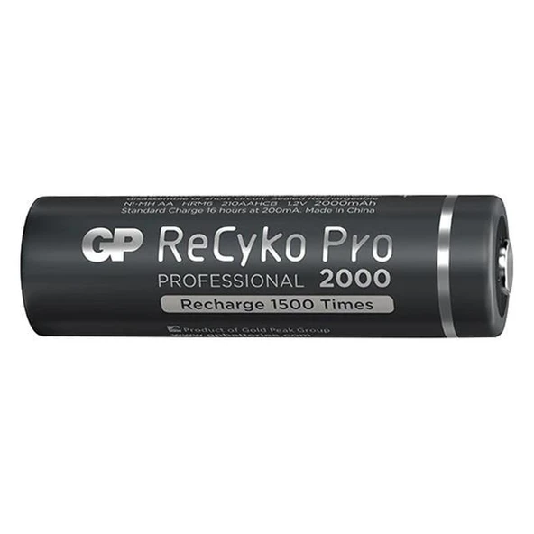Gp Recyko Pro AA 2000 Mah Şarjlı 4'lü Pil - 2