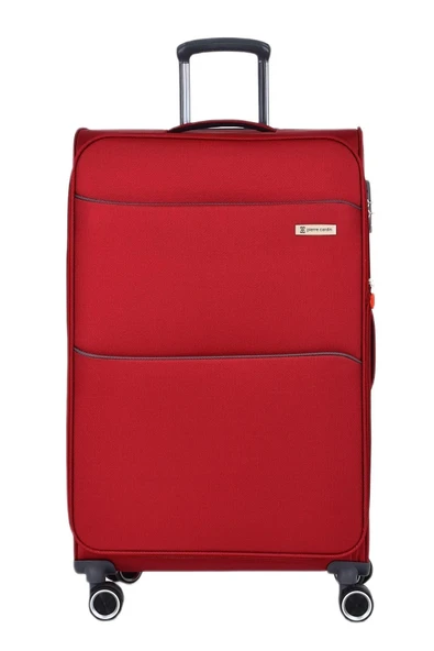 PİERRE CARDİN 6050 BÜYÜK BOY KUMAŞ VALİZ - Resim 5