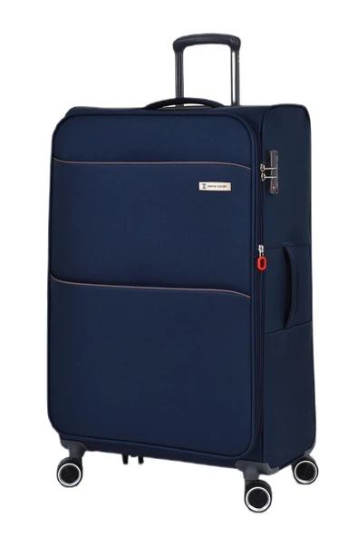 PİERRE CARDİN 6050 BÜYÜK BOY KUMAŞ VALİZ - Resim 12