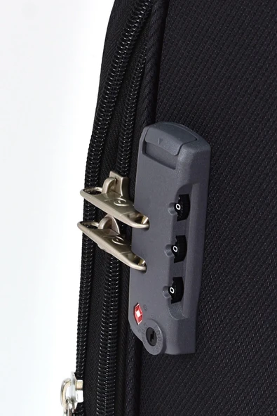 PİERRE CARDİN 6050 BÜYÜK BOY KUMAŞ VALİZ - Resim 4