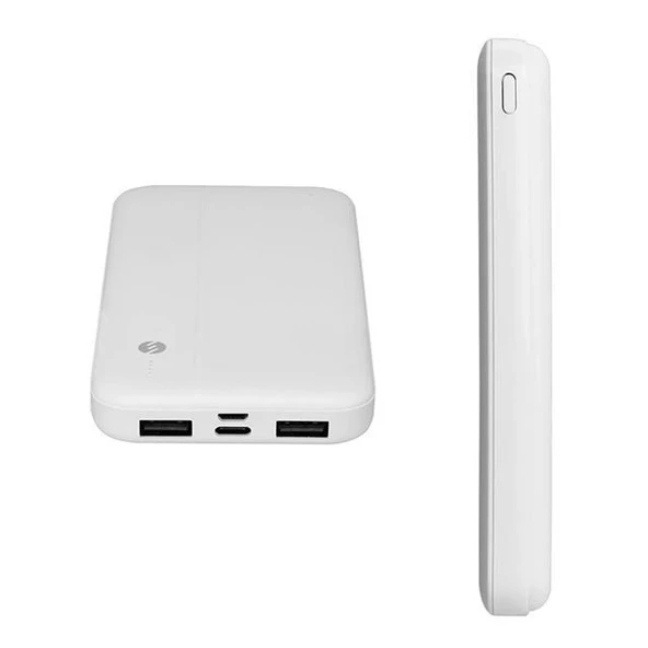 S-Link LP-G10N Beyaz Micro + Type C Girişli 10000 Mah Taşınabilir Şarj Cihazı Powerbank - 3