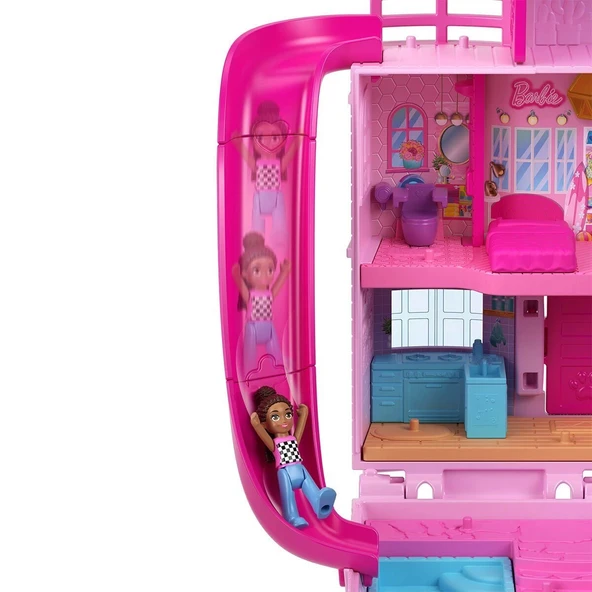 Hwp11 Polly Pocket Barbienin Evi Temalı Mikro Oyun Seti - 6