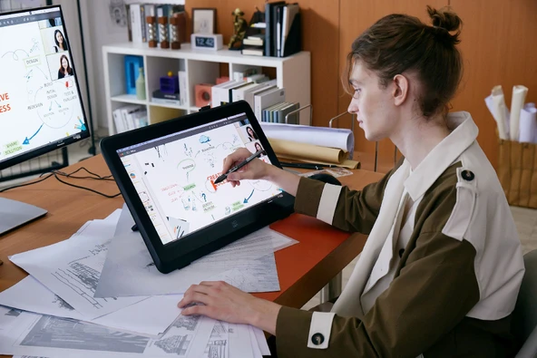 XP-Pen X3 Pro Roller Stylus Grafik Tablet Kalem - Artist 22 Plus/Pro 14 Gen 2/Pro 16 Gen 2, Deco Pro Gen 2 Uyumlu - 5