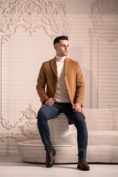 SİR SLİMFİT ERKEK KAŞE KABAN - 12